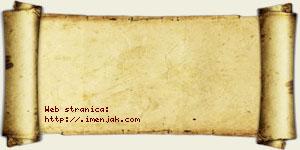 Jakov Hrnjak vizit kartica